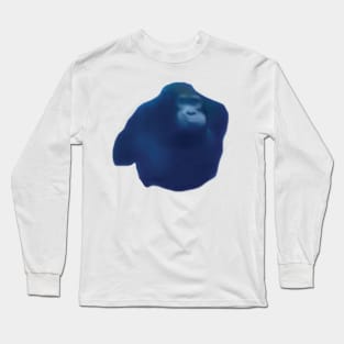 Swimming monkey Long Sleeve T-Shirt